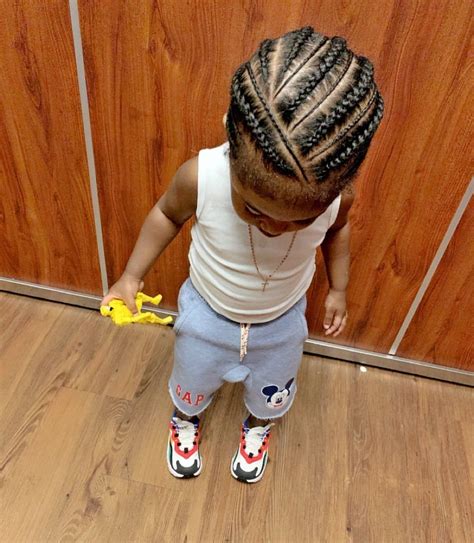 Fade With Top Waves. . Toddler braids hairstyles boy